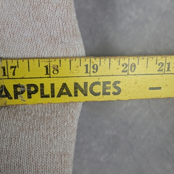 Thread & Supply Size Small Hoodie In Tan With A Touch Of Light Pink - Picture 15 of 15